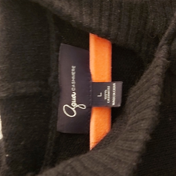 Aqua cashmere hooded cardigan - Picture 4 of 5